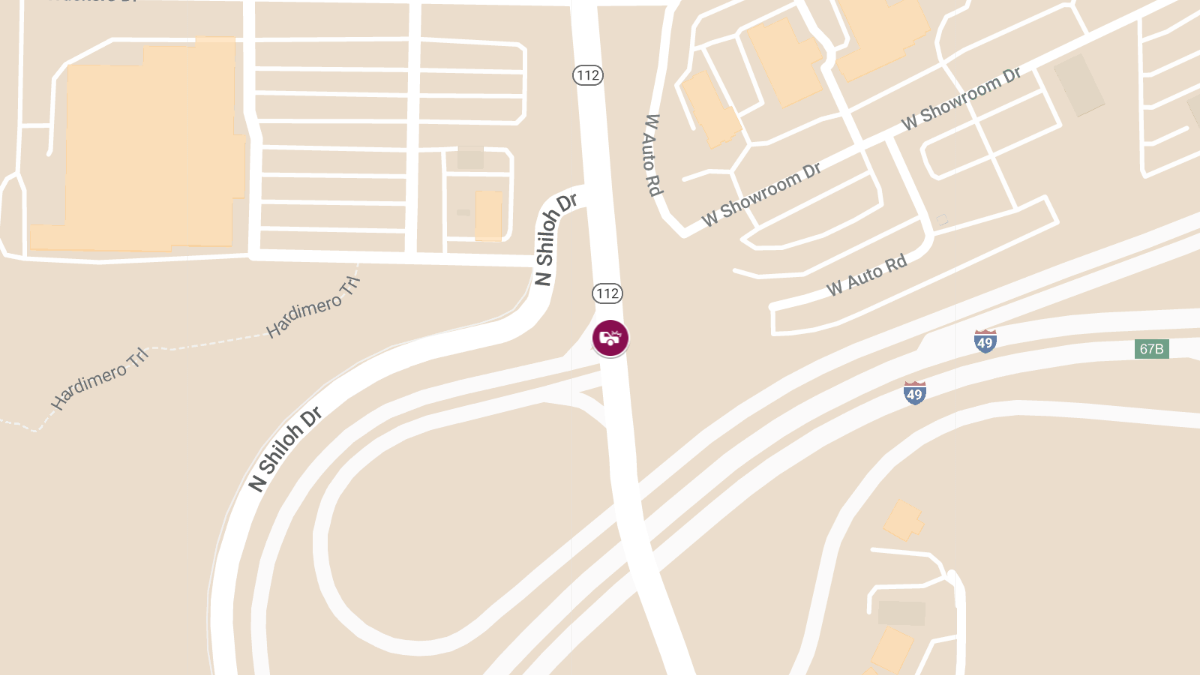 Injury Accident Reported on WB State Highway 112 near I-49