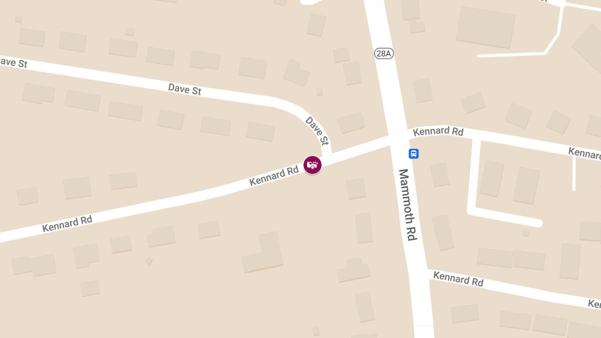 Injury Accident at 209 Kenard Rd