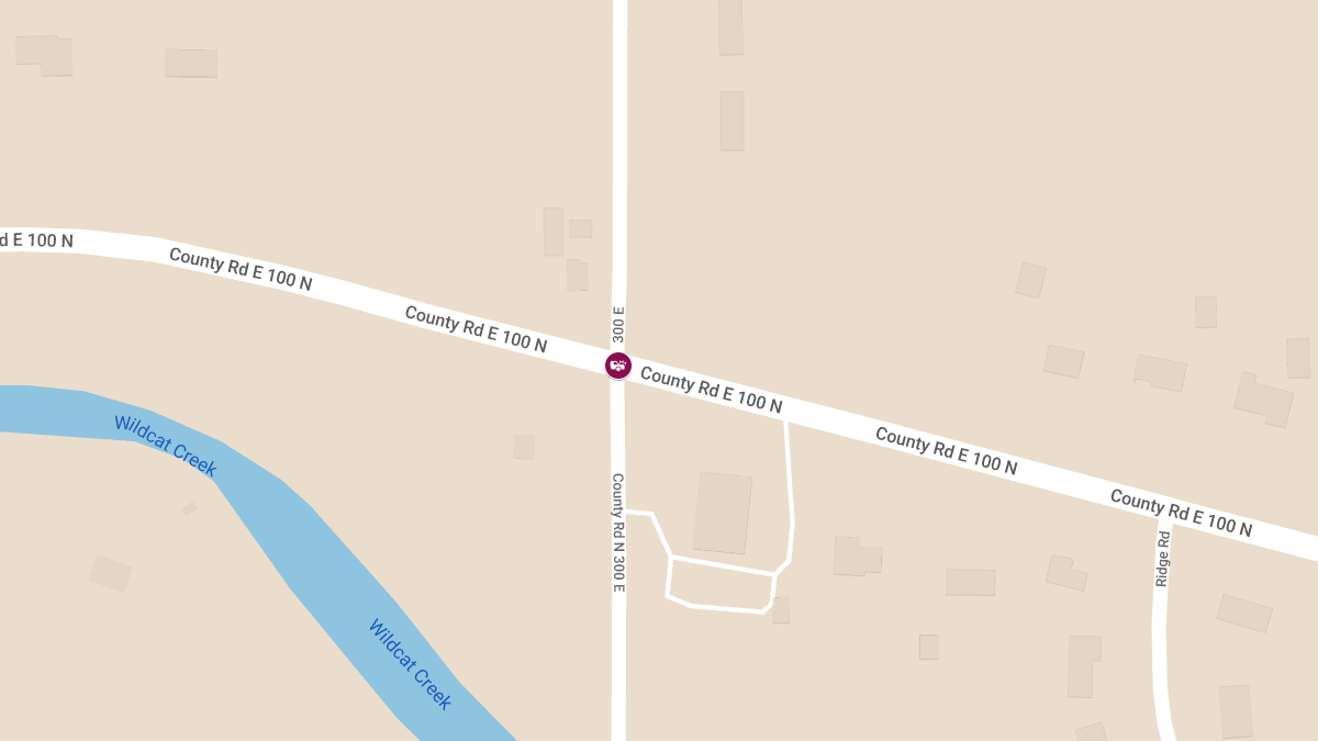 Injury Accident at 300 E and 100 N