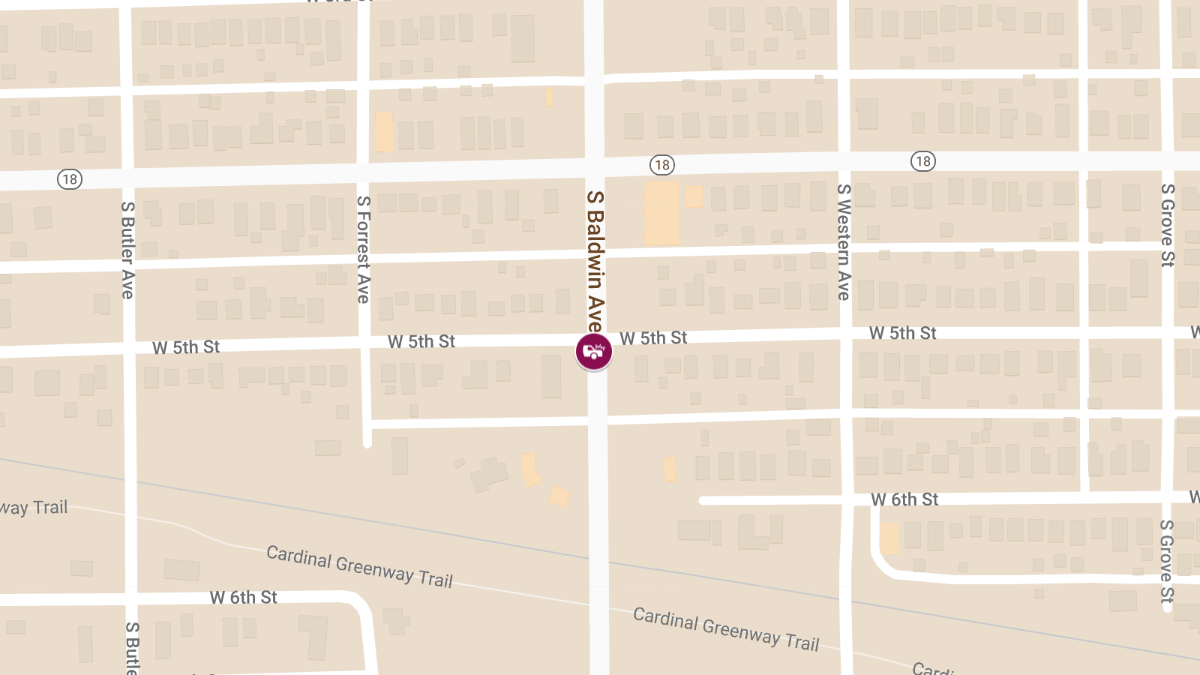 Injury Accident at 5th St & Baldwin St