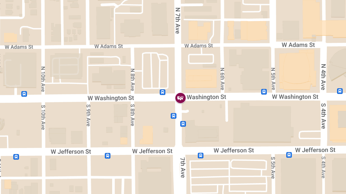 Injury Accident at 7th Ave and Washington St