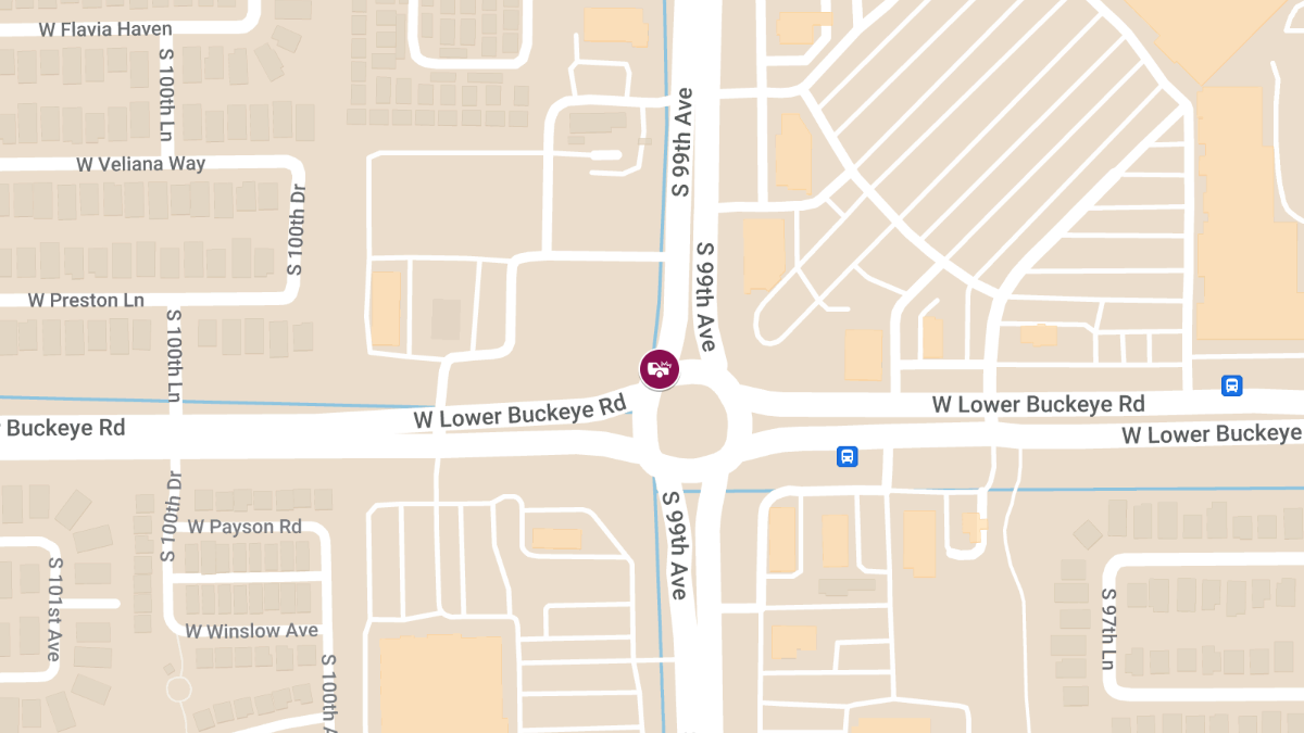 Injury Accident at 99th Ave and Lower Buckeye Rd