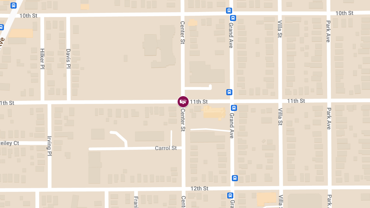 Injury Accident at Center St and 11th St