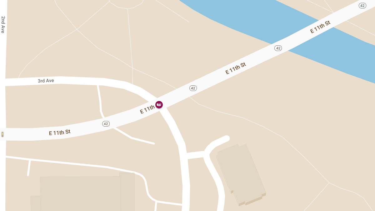 Injury Accident at East 11th St and South 3rd Ave