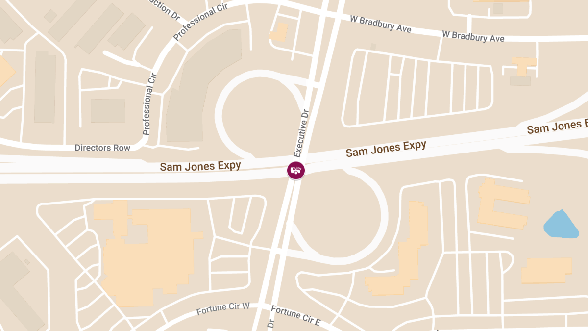 Injury Accident at Executive Dr & Sam Jones Expy