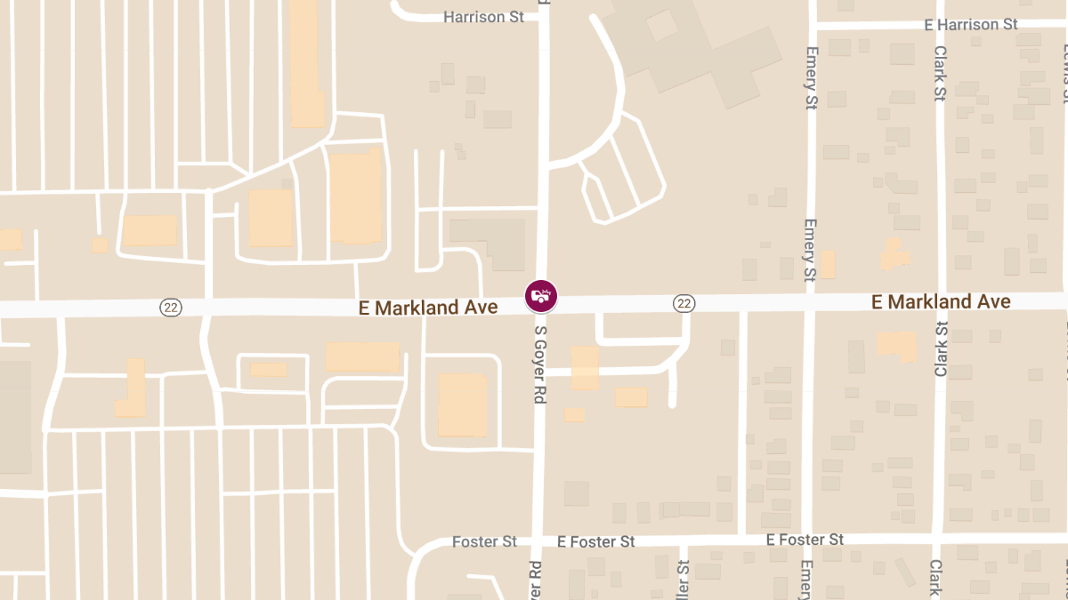 Injury Accident at Goyer and Markland
