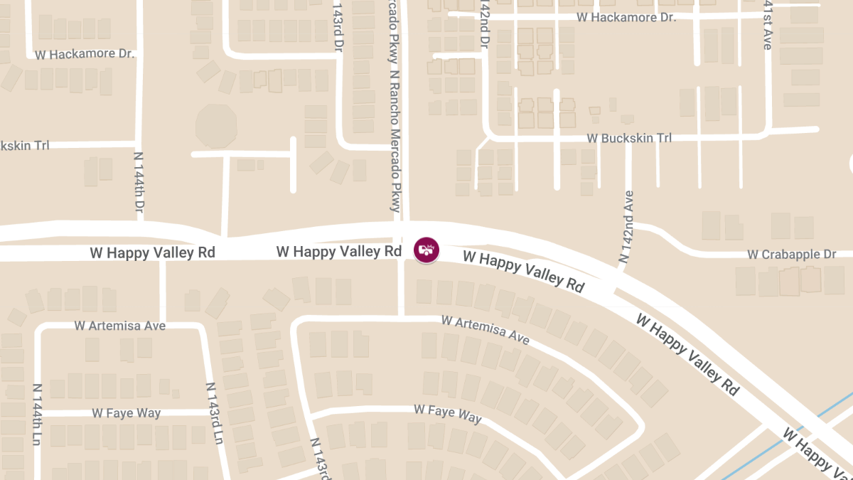 Injury Accident at Happy Valley Rd and Rancho Mercado Pkwy