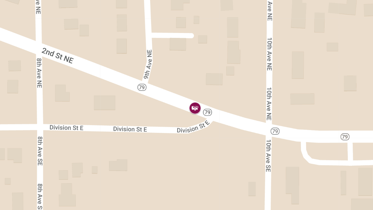 Injury Accident at Highway 79 and County Road 25