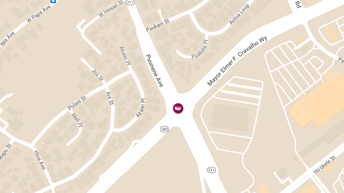 Injury Accident at Mayor Cravalho Way and Pu’unene Ave