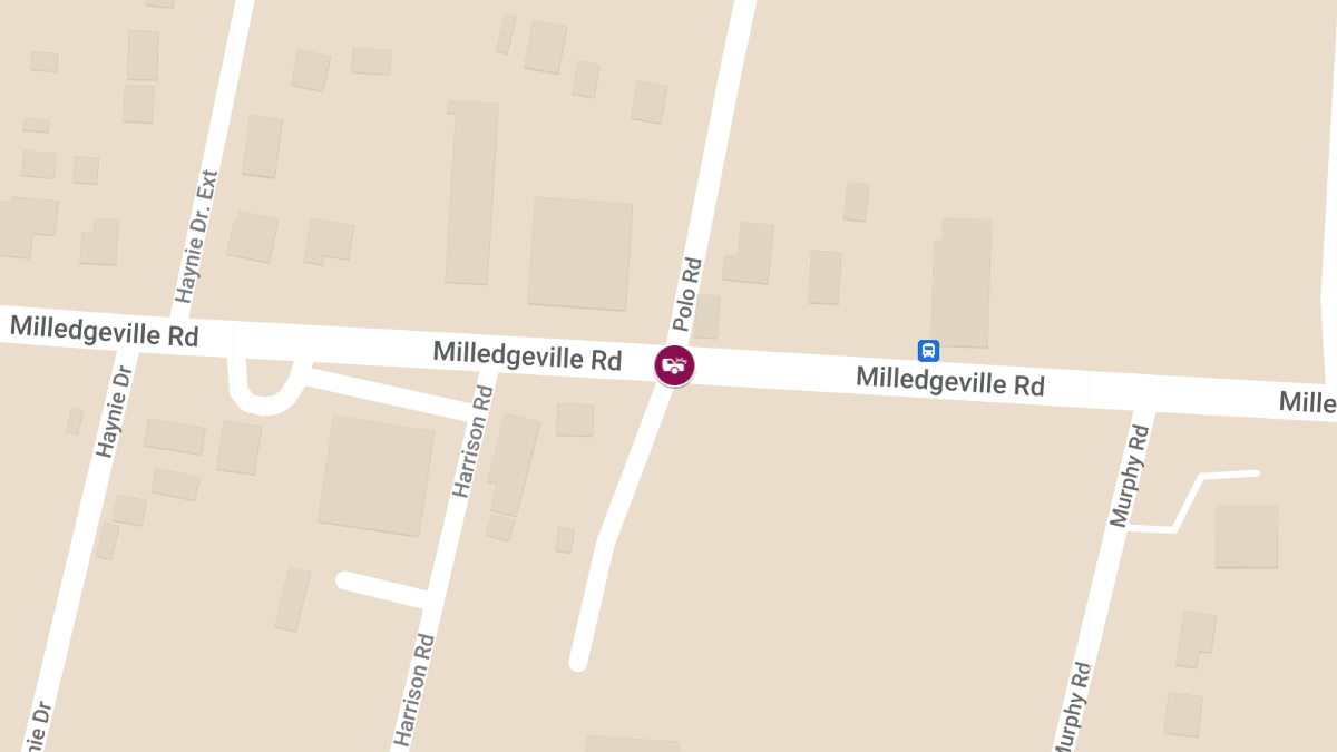 Injury Accident at Milledgeville Rd and Polo Rd