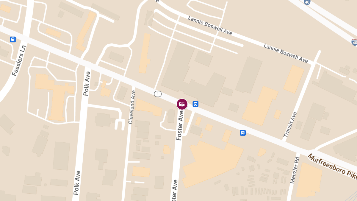 Injury Accident at Murfreesboro Pike and Foster Ave