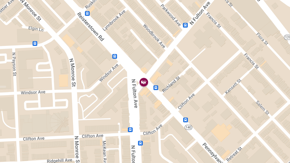 Injury Accident at N Fulton Ave & Reisterstown Rd