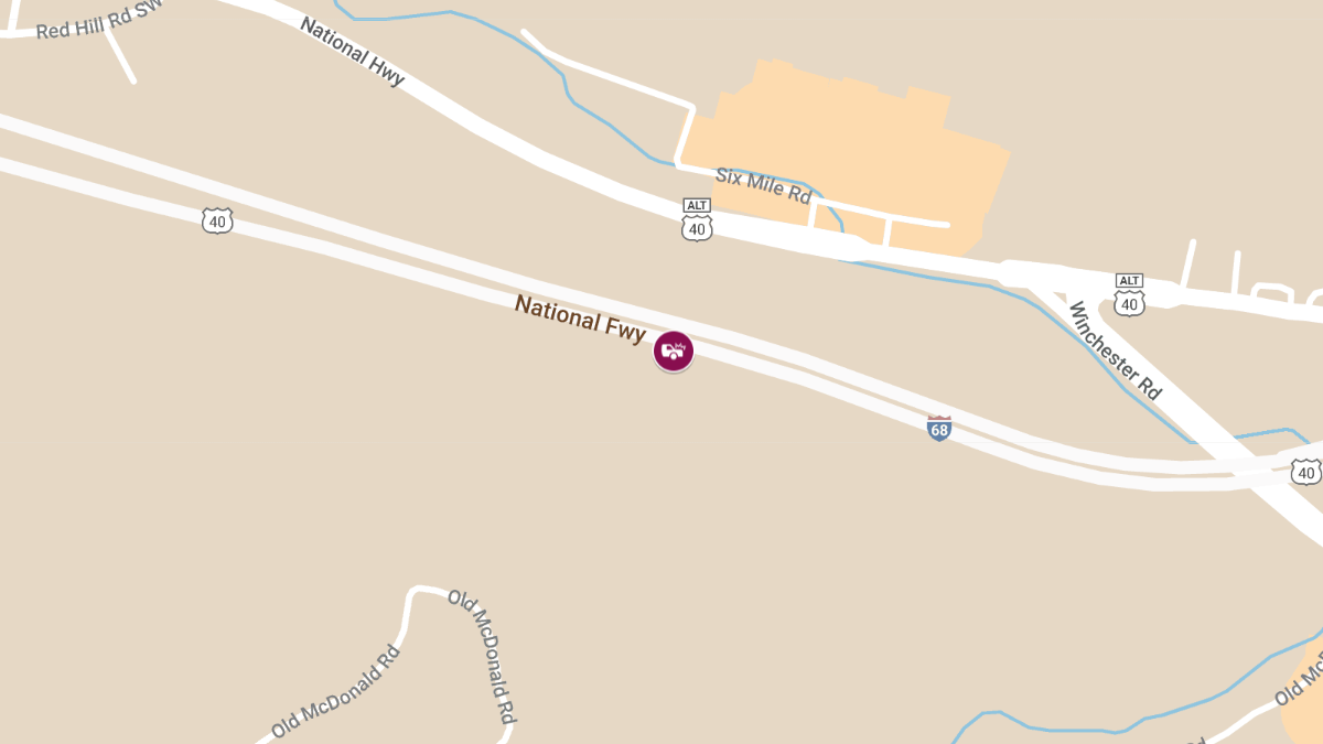 Injury Accident at National Highway & Denny's