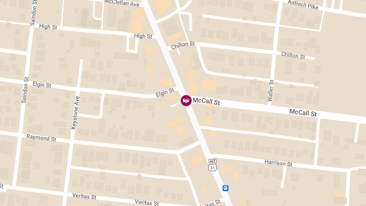 Injury Accident at Nolensville Pike and McCall St