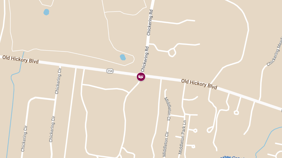 Injury Accident at Old Hickory Blvd and Chickering Rd