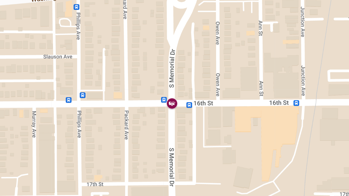 Injury Accident at S Memorial Dr & 16th St