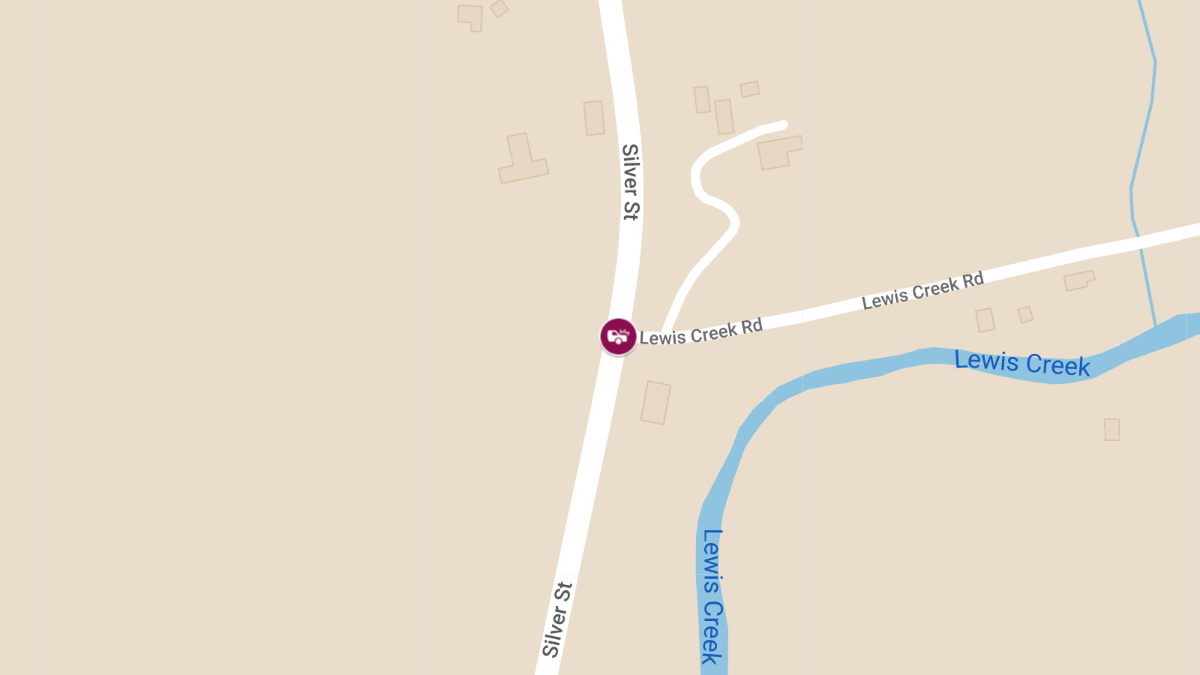 Injury Accident at Silver St and Lewis Creek Rd