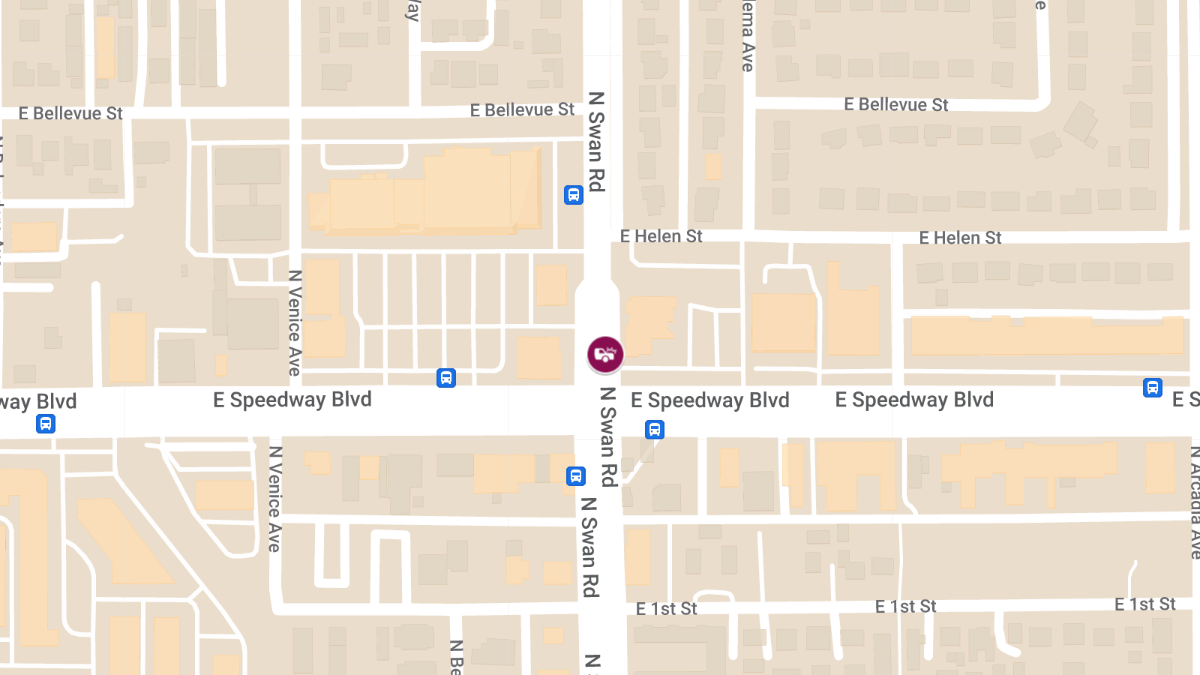 Injury Accident at Swan Rd and Speedway Blvd