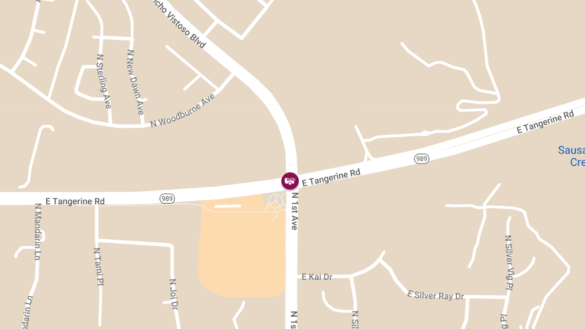 Injury Accident at Tangerine Rd and Rancho Vistoso Blvd/1st Ave