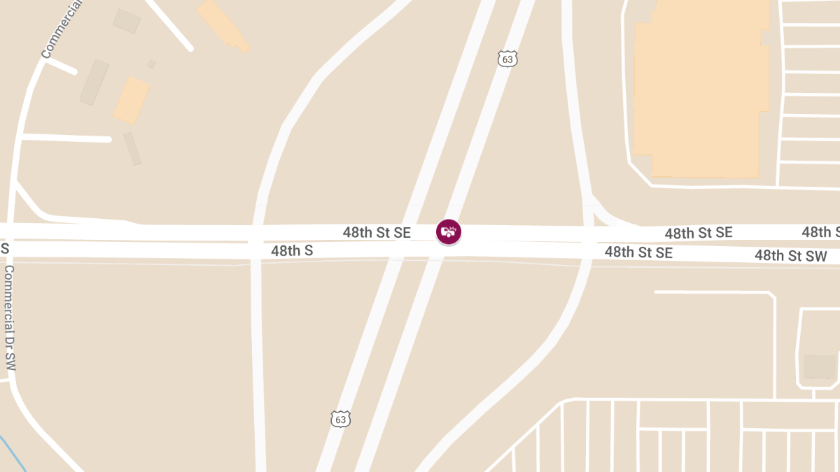 Injury Accident at U.S. Highway 63 and 48th St. SE