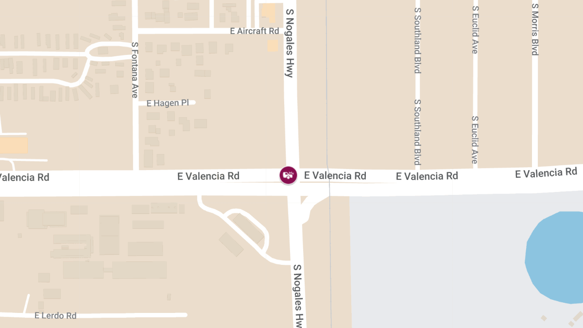 Injury Accident at Valencia Rd and Nogales Hwy