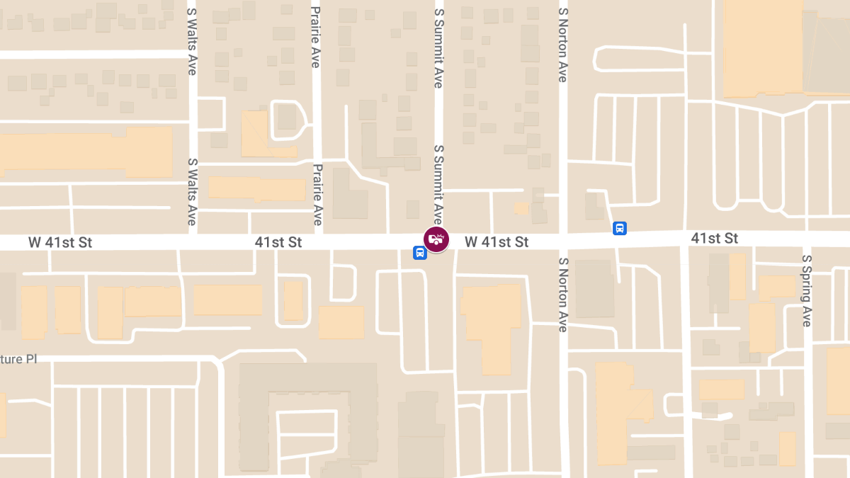 Injury Accident at West 41st Street and South Norton Avenue
