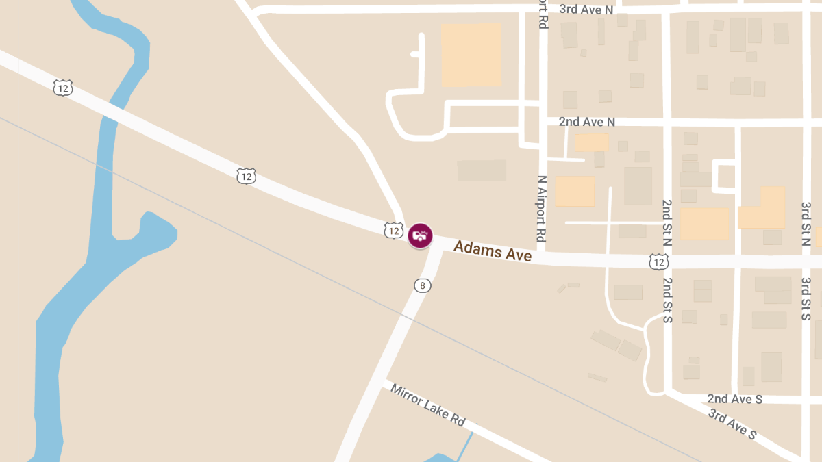 Injury Accident at Westbound HWY 12 Milepost 85