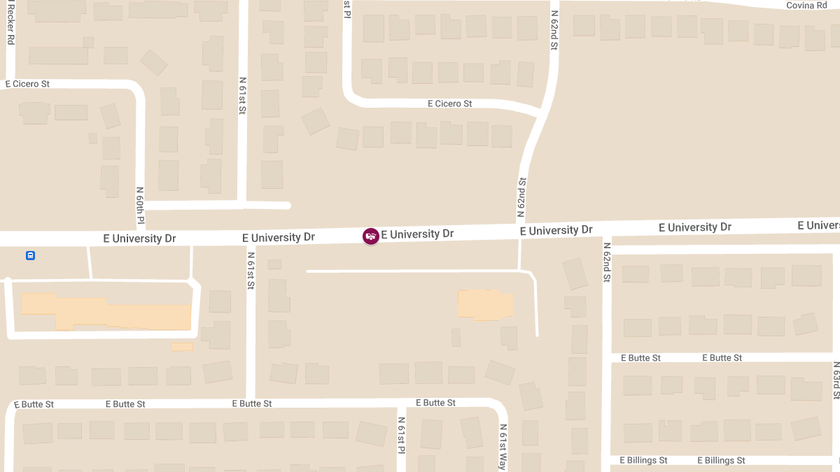 Injury Accident on E University Dr