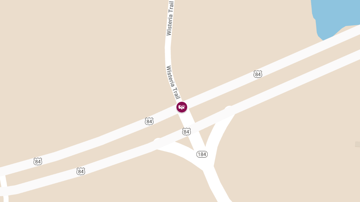 Injury Accident on Highway 84 at Wisteria Trail