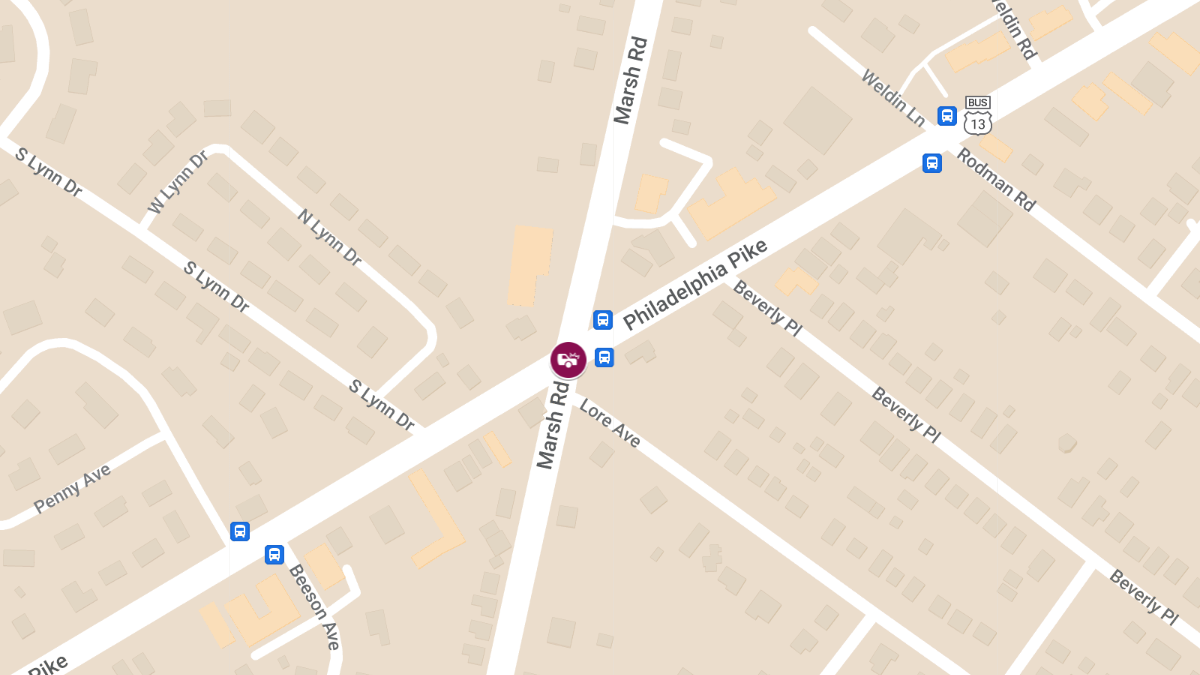 Injury Accident on Marsh Rd