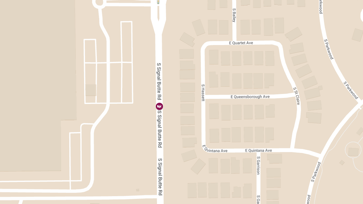 Injury Accident on S Signal Butte Rd