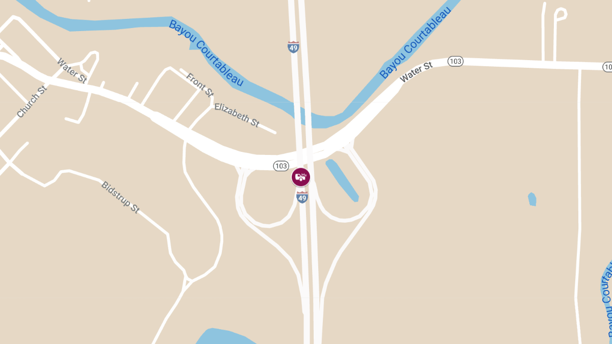 Injury Accident on SB I-49 near Mile Marker 73.7