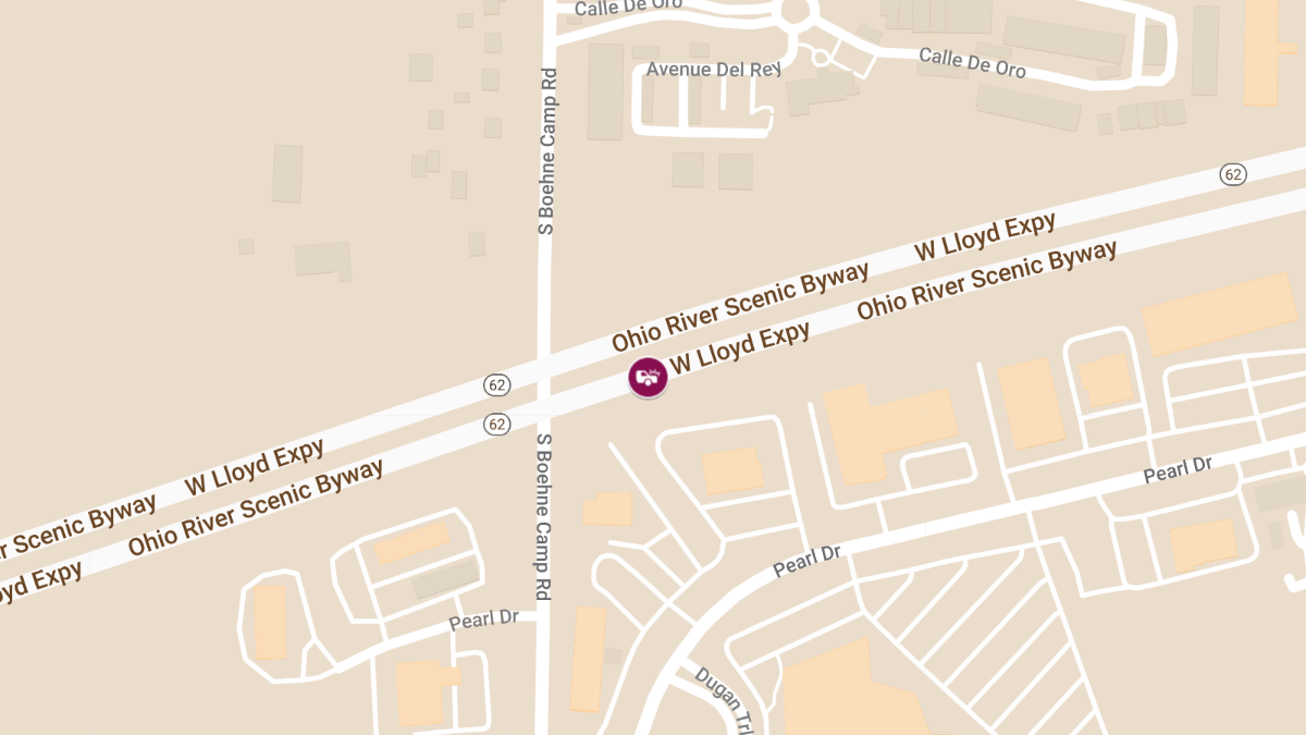 Injury Accident on WB Lloyd Expy East of Boehne Camp