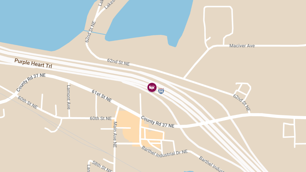 Injury Accident on Westbound Interstate 94 at Milepost 200