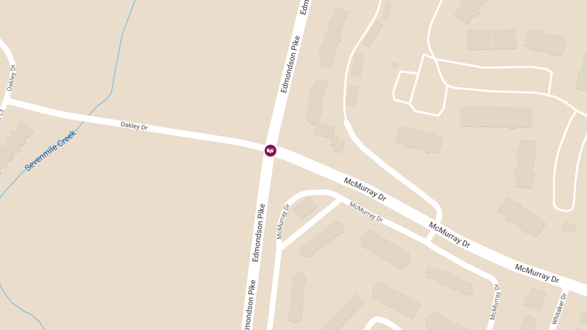 Injury Collision at Edmondson Pike and McMurray Dr