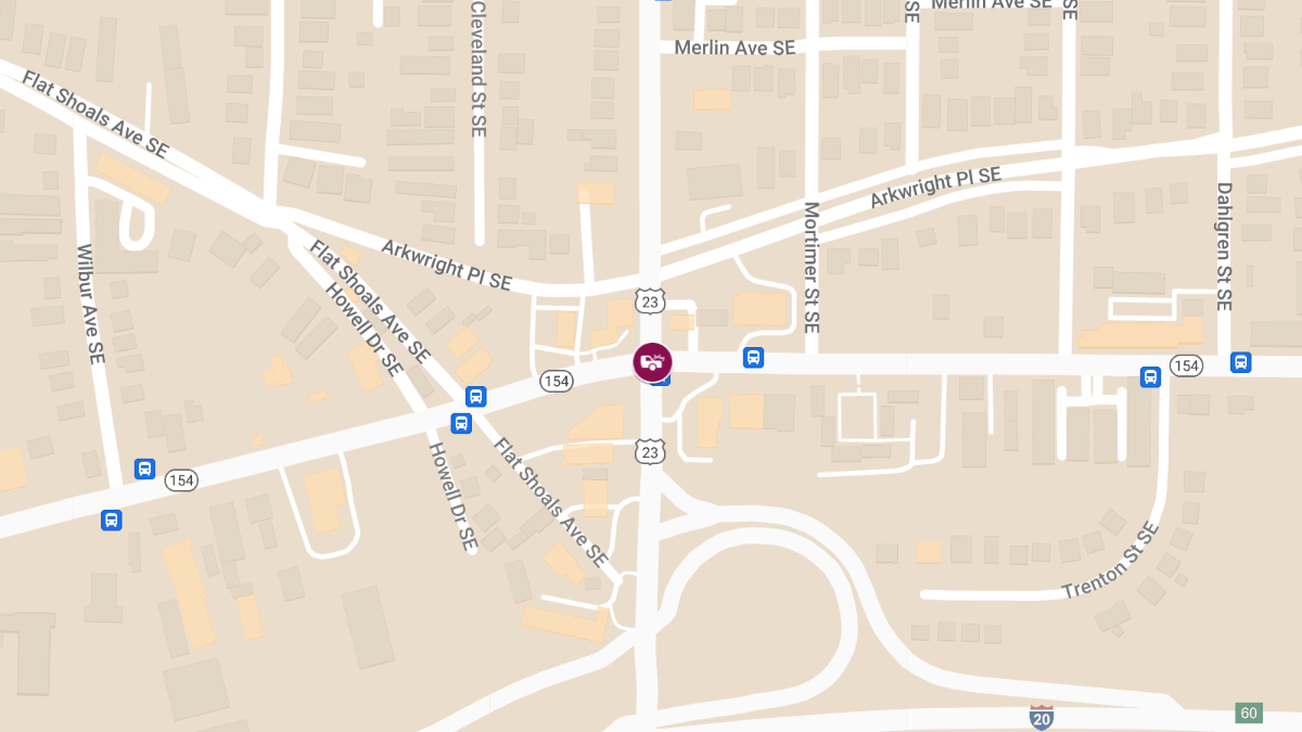 Injury Collision  at Memorial Dr SE & Moreland Ave SE
