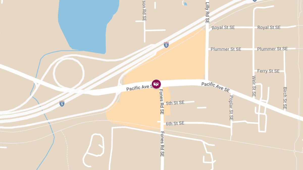 Injury Collision at Pacific Ave and Fones Rd