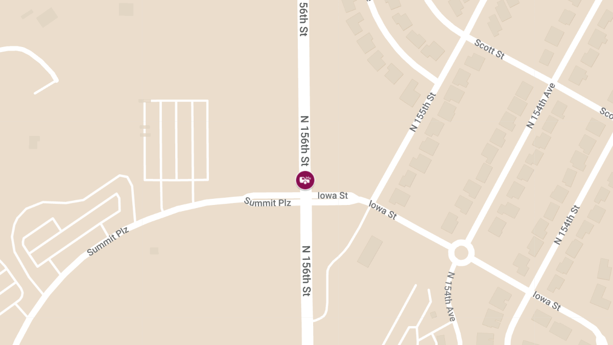 Injury Crash at 156th and Dodge