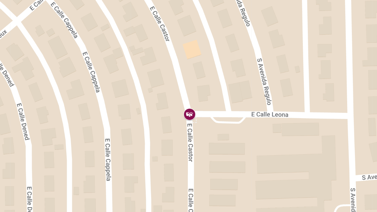 Injury Crash at Calle Castor and Calle Leona