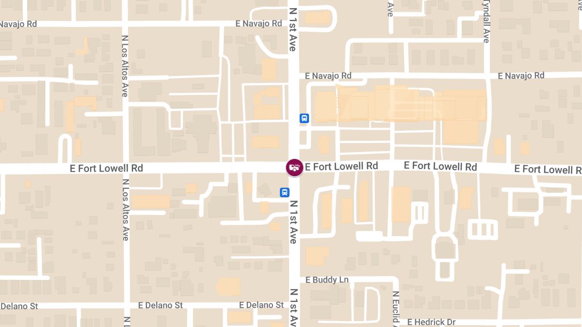 Injury Crash at First Ave and Fort Lowell