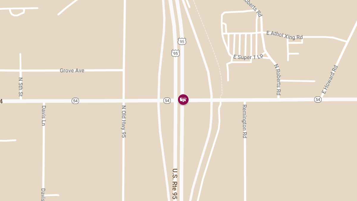 Injury Crash at Hwy 95 & Hwy 54