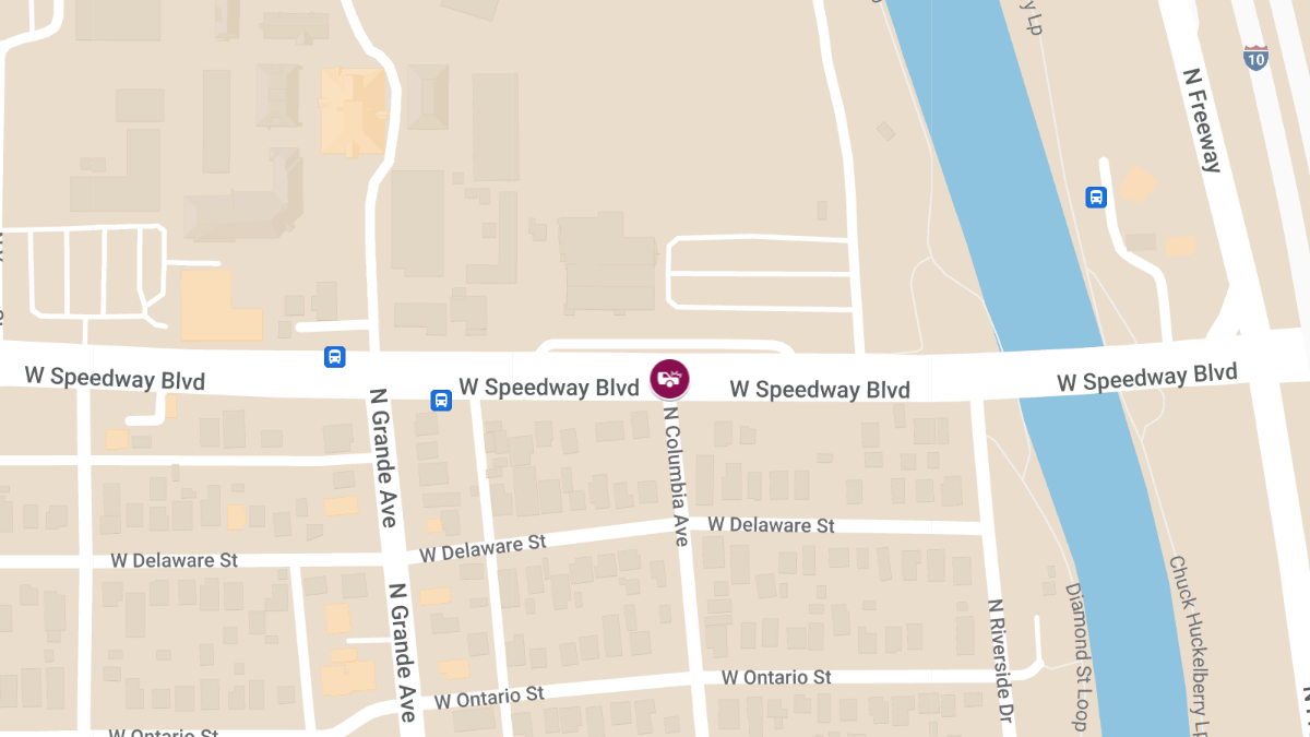 Injury Crash at Speedway and Columbia, West of I-10