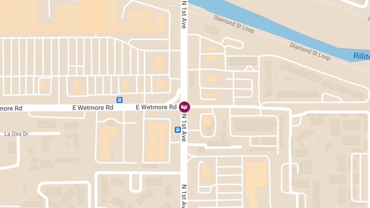 Injury Crash at Wetmore Rd and 1st Ave