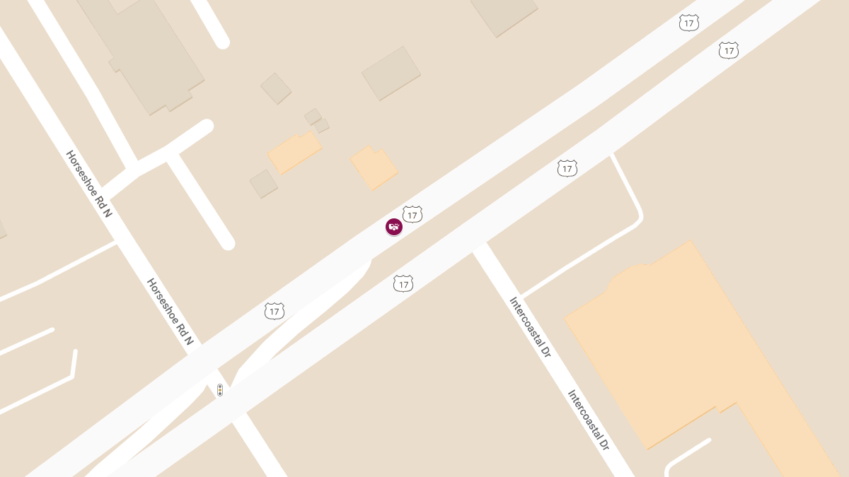 Injury  Crash on Highway 17 Near South Horseshoe Road