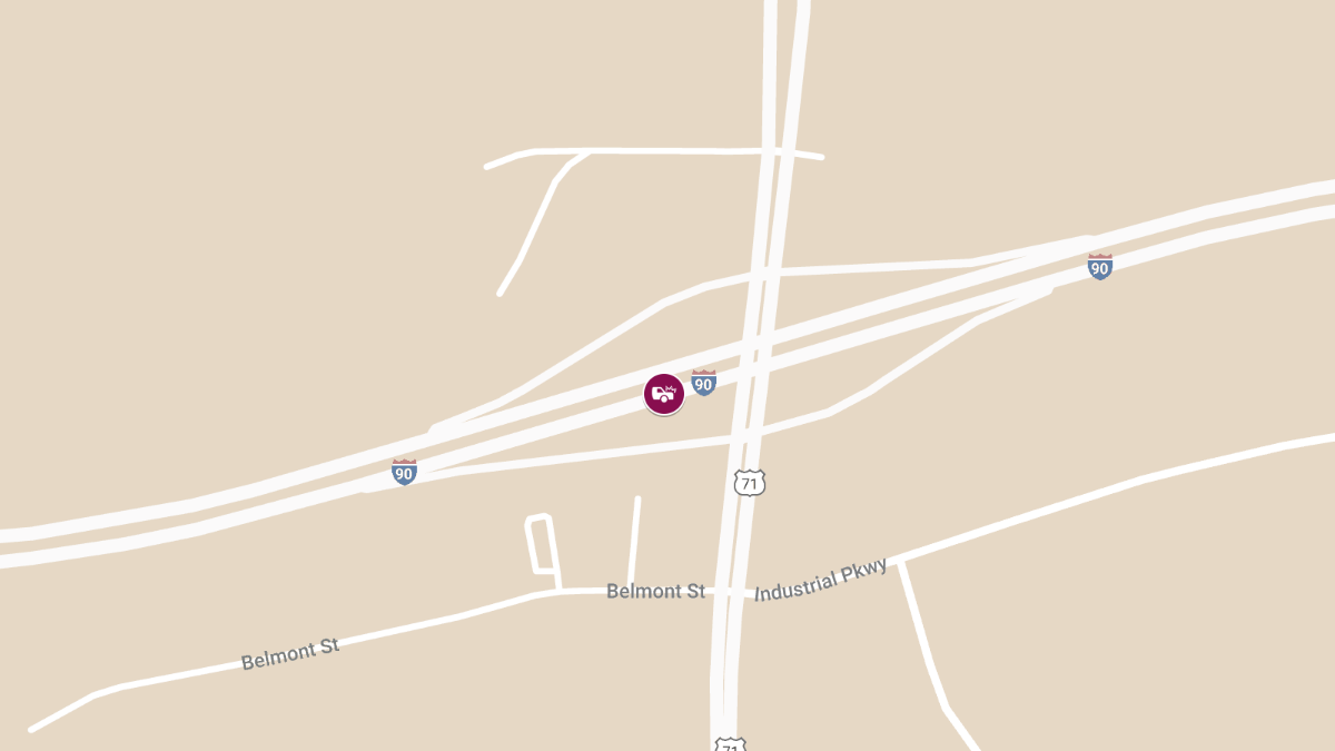 Injury Crash on I-90 at MP 61