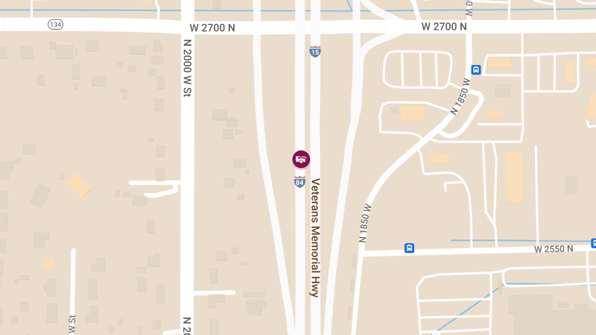 Life-Threatening Crash Involving Four Vehicles on I-15