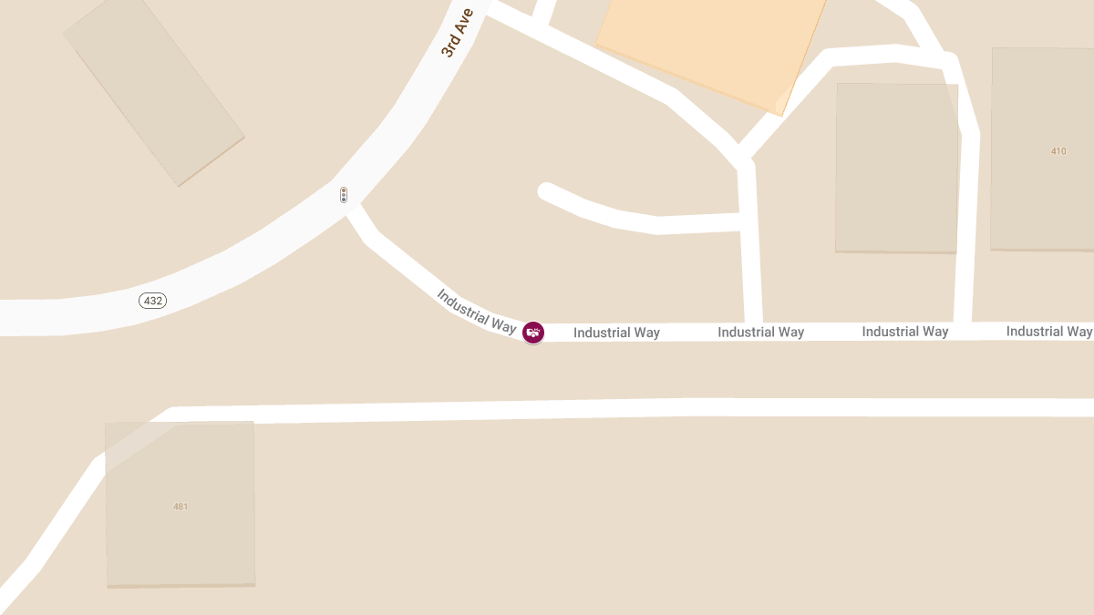 Motor Vehicle Accident at 400 Block Industrial Way