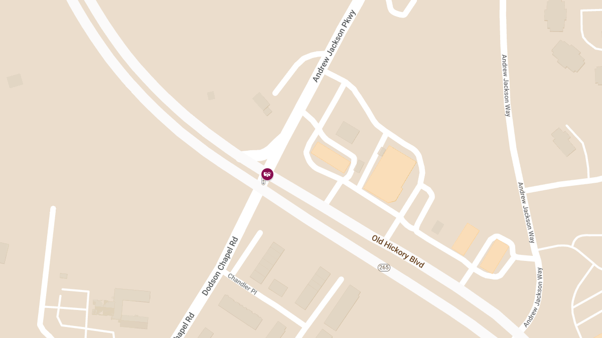 Motor Vehicle Accident at Andrew Jackson Pkwy and Old Hickory Blvd