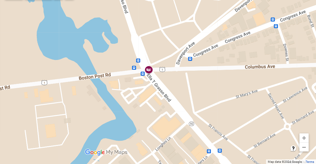 Motor Vehicle Accident at Ella Grasso Blvd and Columbus Ave