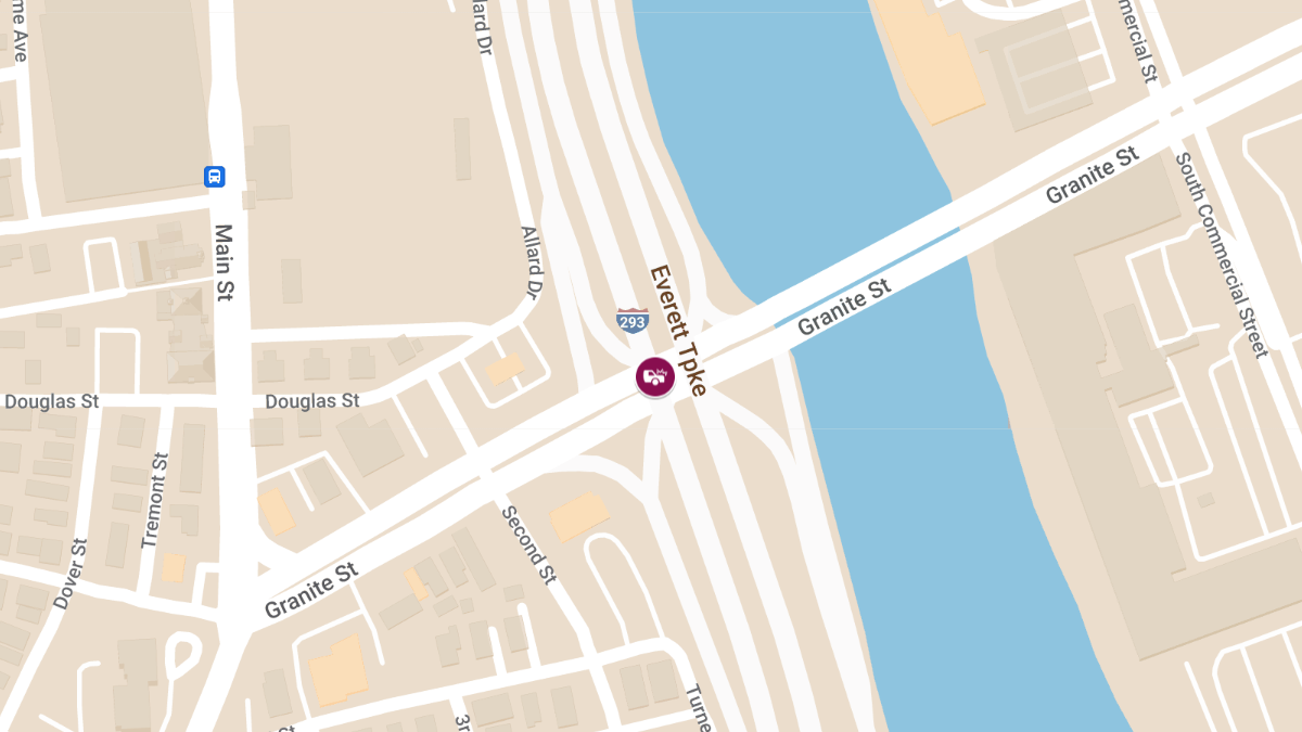 Motor Vehicle Accident at Granite St and 293 N Off Ramp to Granite St Exit 5